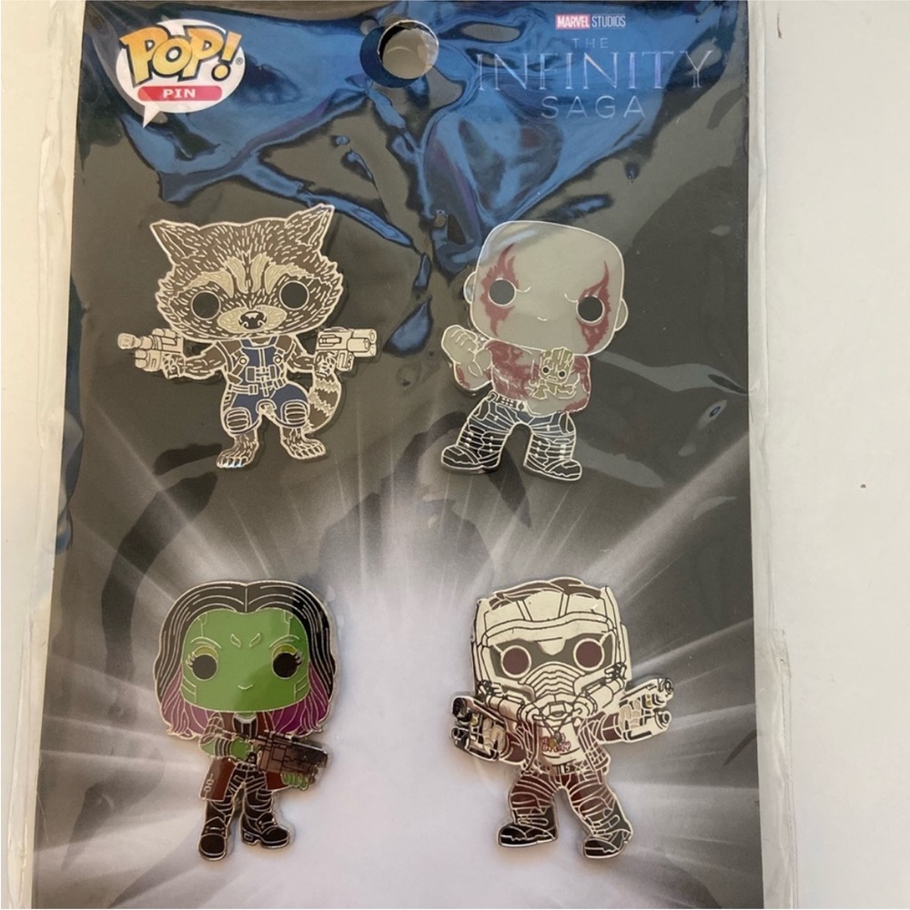 Funko pop guardians of‎ the galaxy pin set